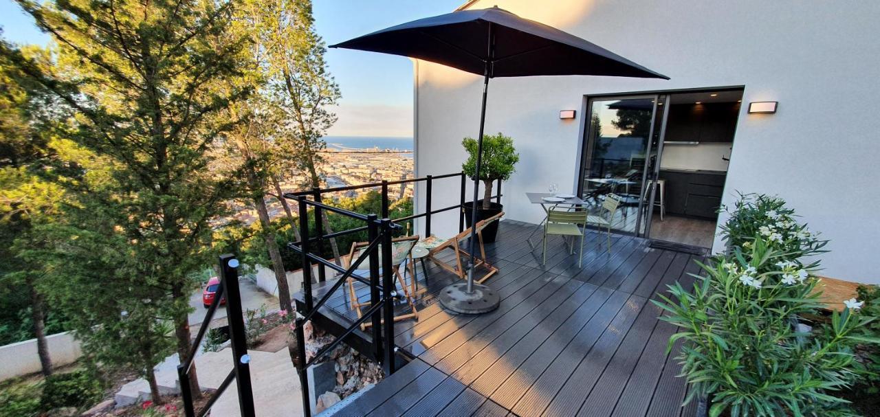 Studio terrasse Indépendante Vue Exceptionnelle Sète Esterno foto